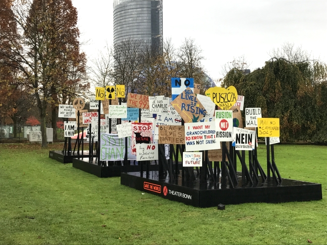Signs outside COP23
