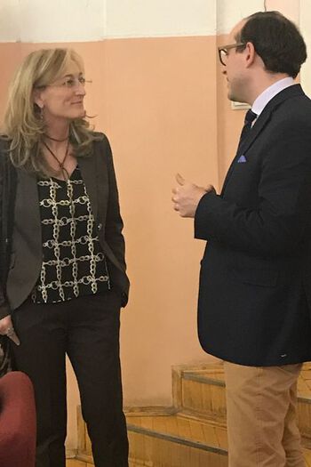 Sonia Lucarelli and&amp;#160;Julius von Freytag-Loringhoven (Expert Council of the Institute&amp;#160;for Linguistic, Civilization and&amp;#160;Migration Processes)