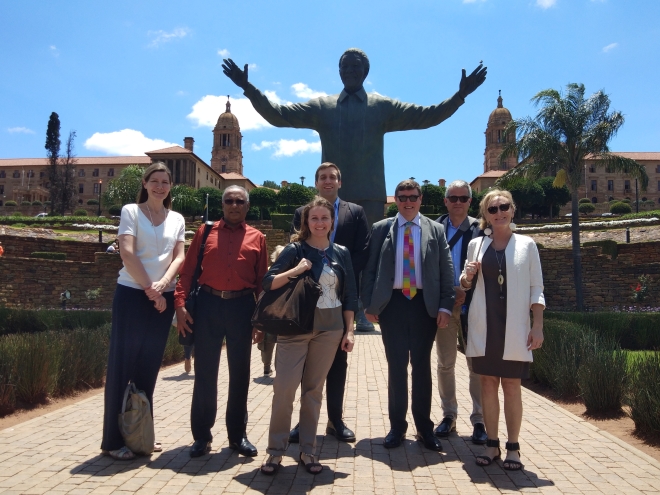 Mandela's statue, Pretoria